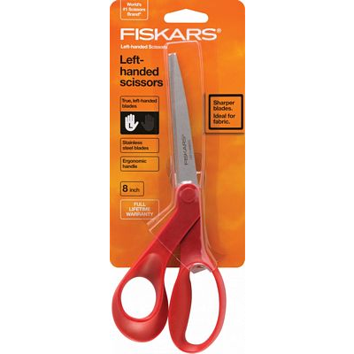 Fiskars Classic No 8 Bent Left Hand Scissors RA - 9450