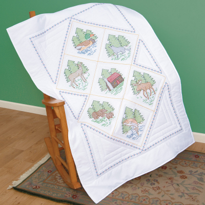 Great Outdoors Lap Quilt Top 940 - 313