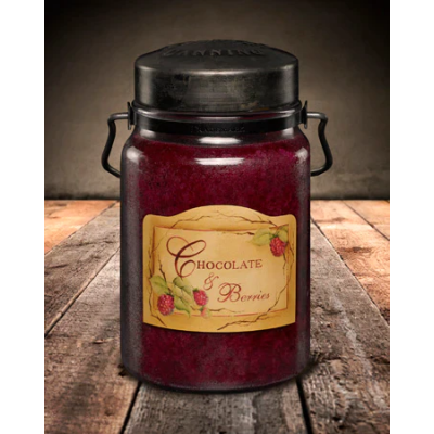 McCall’s Candles CHOCOLATE and BERRIES Classic Jar Candle