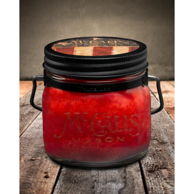 McCall’s Candles Fresh Strawberries 16 oz Mason Jar