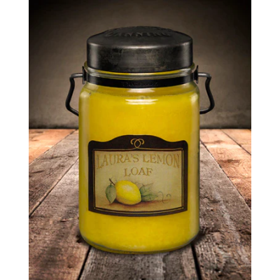 McCall’s Candles LAURA’S LEMON LOAF Classic Jar Candle