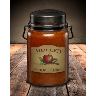 McCall’s Candles MULLED APPLE CIDER Classic Jar Candle