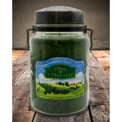 McCall’s Candles Olive and Citrus Leaf Classic Jar 26