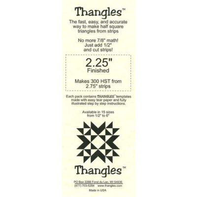 Thangles 2.25’ Finished Patterns THAN225F