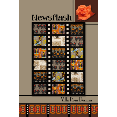 Villa Rosa Designs - Newsflash Post Card Quilt Pattern