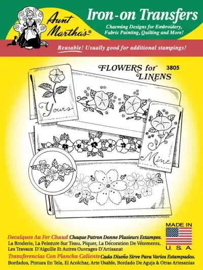 Aunt Martha’s® #3805 Flowers for Linens 3805