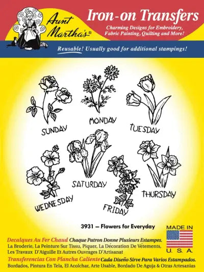 Aunt Martha’s® 3931 Flowers for Everyday