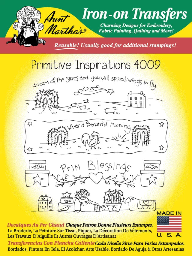 Aunt Martha’s #4009 Primitive Inspirations