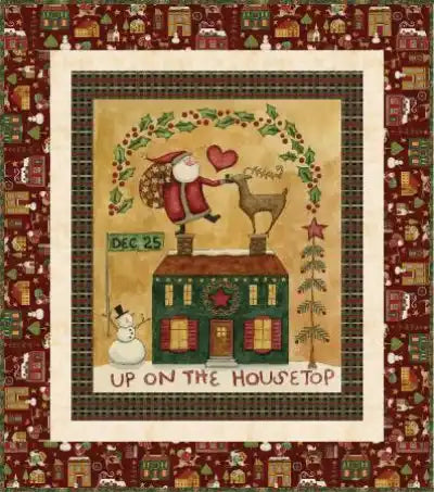 Riley Blake Designs Up on the Housetop Panel Quilt Boxed