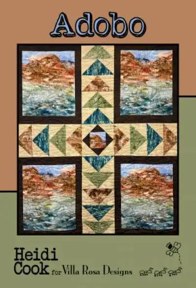 Villa Rosa Designs - Adobo - Post Card Quilt Pattern adobo