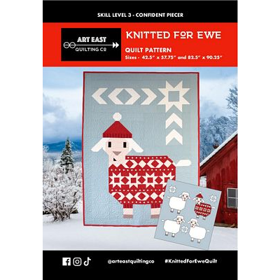 Art East Quilting Co Knitted for Ewe Quilt Pattern AEKE1022