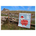 Red and white patterned sheep quilt with Santa hat from Art East Quilting Ewe Quilt Pattern