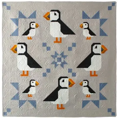 Art East Quilting Co Puffin Star Quilt Pattern Co. AEPS0323