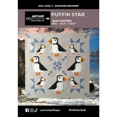 Art East Quilting Co Puffin Star Quilt Pattern Co. AEPS0323