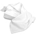 White cotton napkin with folded creases from Aunt Martha’s 28x28 Flour Sack Tea Towels