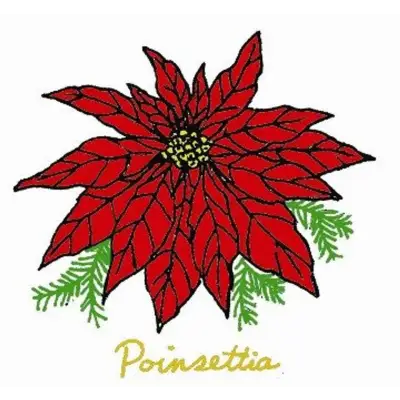 Aunt Martha’s 3865 Sunflower Pansies & Poinsettia Tea