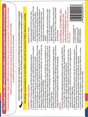 Aunt Martha’s 3865 Sunflower Pansies & Poinsettia Tea