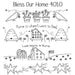 Aunt Martha’s #4010 Bless Our Home Linen/Monograms