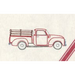 Aunt Martha’s 4041 Retro Red Pickup Truck Hot Iron Transfers