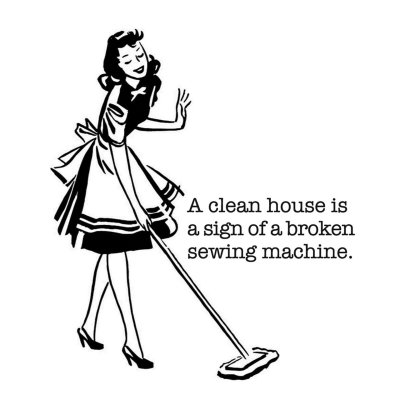 Aunt Martha’s Dirty Laundry - A Clean House is a Sign