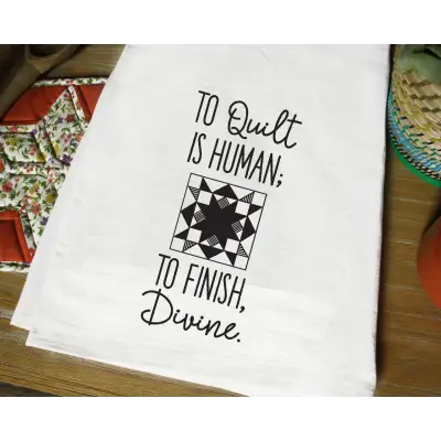 Aunt Martha’s Dirty Laundry - To Quilt is Human... Finish