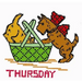 Aunt Martha’s® #3548 Frisky Scotty Designs Cross-Stitch