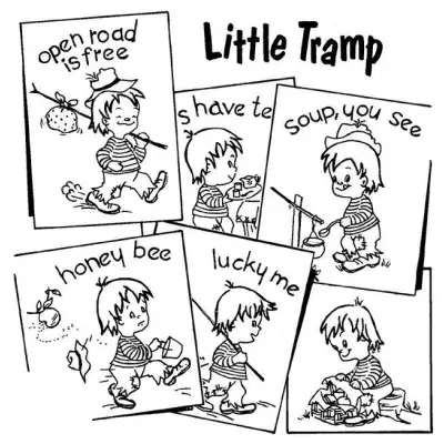 Aunt Martha’s® #3834 Little Tramp Cross-Stitch & Quilts