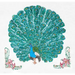 Aunt Martha’s® #3937 Handsome Peacock Linen/Monograms