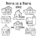 Aunt Martha’s® #3962 Born in a Barn Cross-Stitch &