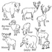 Aunt Martha’s® #3969 Big Game Animals Cross-Stitch &