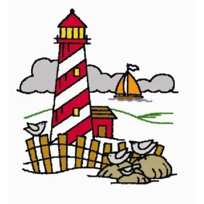 Aunt Martha’s® #3993 Lighthouses Cross-Stitch & Quilts