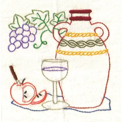 Aunt Martha’s® #3998 Wine Country Tea Towels/Kitchen