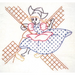 Aunt Martha’s® 3597 Dutch Girl Tea Towels Days of the Week