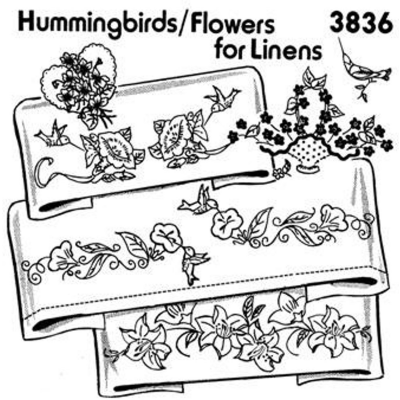 Aunt Martha’s® #3836 Hummingbirds & Flowers Martha’s