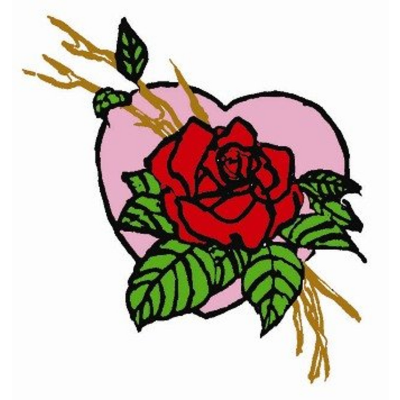 Aunt Martha’s® #3934 Hearts & Roses Martha’s Hot Iron