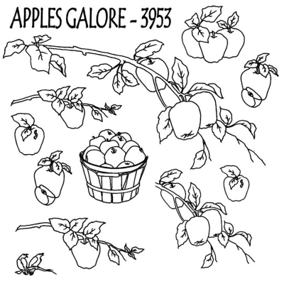 Aunt Martha’s® #3953 Apples Galore Kitchen Decor Tea