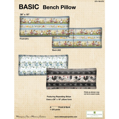 Basic Bench Pillow Project FREE Pattern PDF Downloads