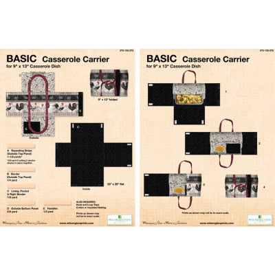 Basic Casserole Carrier Project FREE Pattern PDF Downloads
