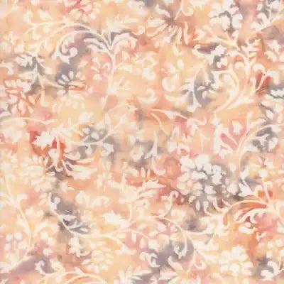 Batiks Urban Folk Primitive Peach Cupcake 45’’ Yardage