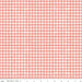 Countryside Gingham Coral 44’’ / 45’’ Width C14537-CORAL