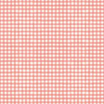 Countryside Gingham Coral 44’’ / 45’’ Width C14537-CORAL