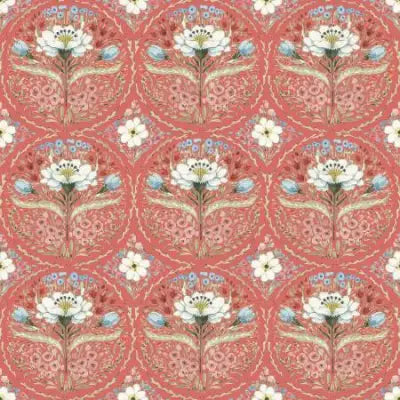 Countryside Medallion Red 44’’ / 45’’ Width C14531-RED