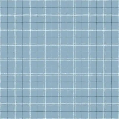 Countryside Plaid Blue Collection 45’’ Yardage C14535-BLUE