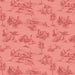 Countryside Scenery Coral 44’’ / 45’’ Width C14532-CORAL