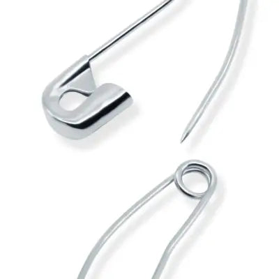 Dritz 1-1/16’’ Curved Safety Pins Nickel-Plated Steel