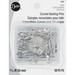 Dritz 1 - 1/16’ Curved Basting Pins Nickel 50 pc Safety 3028