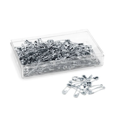 Dritz 1-1/16 Curved Safety Pins Nickel-Plated Steel 300 pc