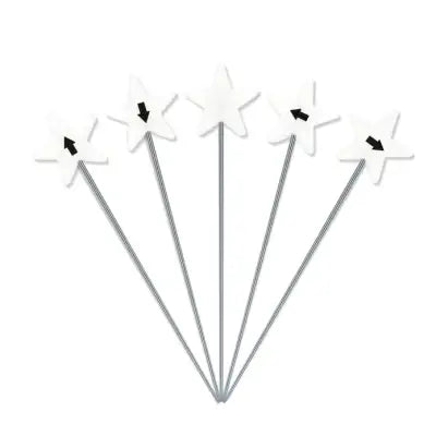 Dritz Flat Star Head Pins White 115 pc 3019