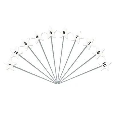 Dritz Flat Star Head Pins White 115 pc 3019