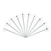 Dritz Flat Star Head Pins White 115 pc 3019